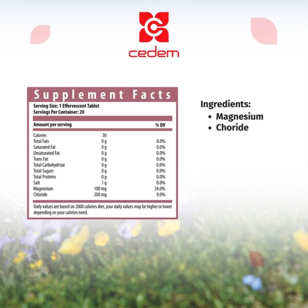 Chloride and magnesium blend to support mineral balance on a keto diet in VitaCed Keto by Cedem