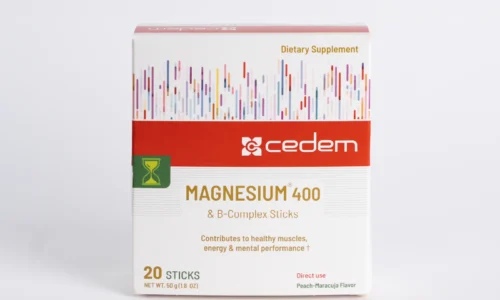 MAGNESIUM 400 & B-Complex supplement stick for energy, muscle health, and mental clarity – convenient on-the-go solution by Cedem ag.